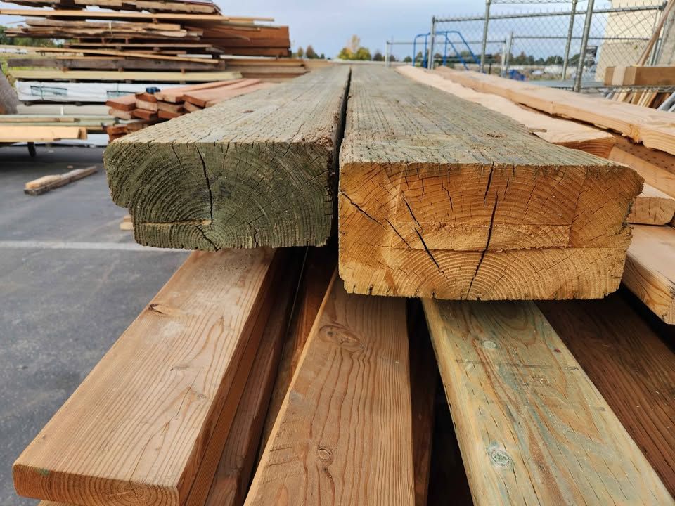 6x12x16 (2 available) Pressure Treated Beam Lumber Wood Building Materials, photo 2