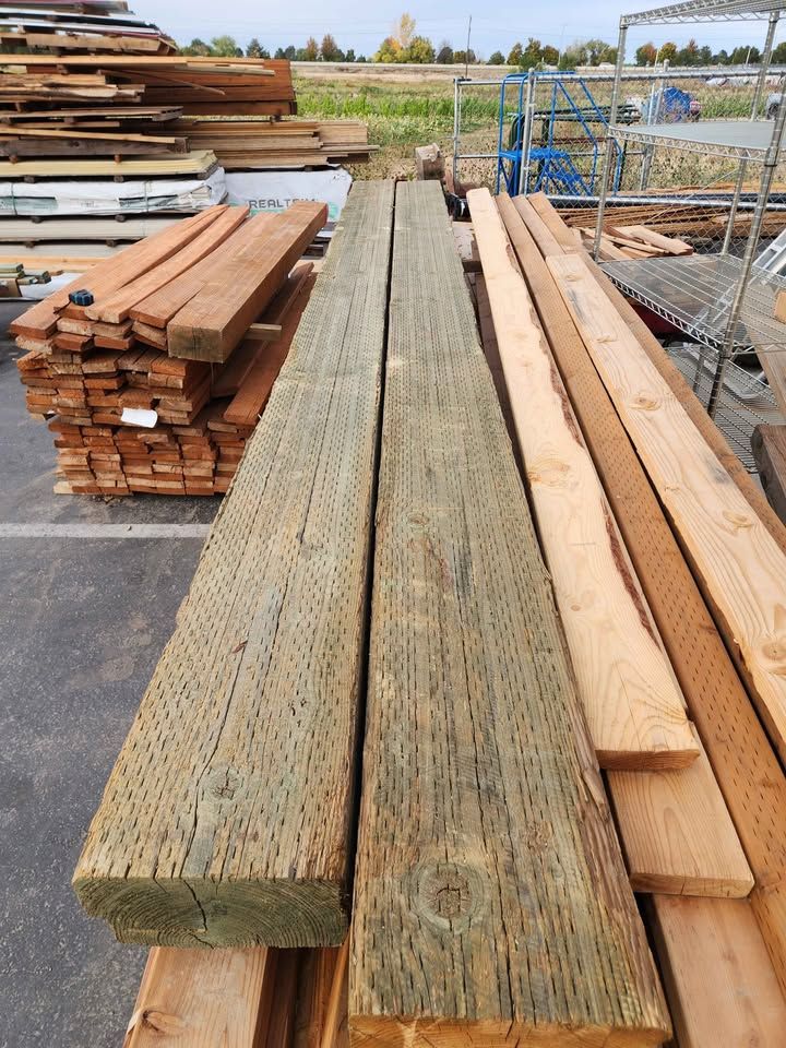 6x12x16 (2 available) Pressure Treated Beam Lumber Wood Building Materials, photo 3