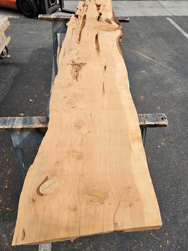 Live Edge Wood Slab - 3x22x9.5ft - Kiln Dried Juniper - Epoxy Project Material, photo 1