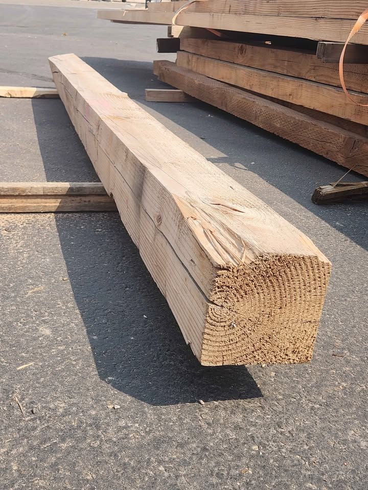 6x6x10 (discounted for twist) Beam Lumber Wood, photo 4