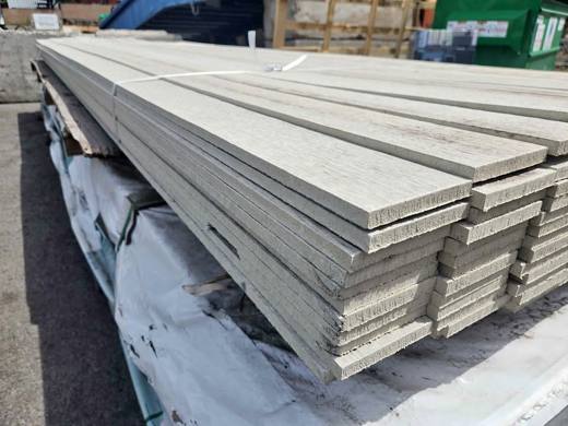 7/16" x 3-1/2" x 12' Hardie Trim Cement Board - Rustic Grade - Board and Batten