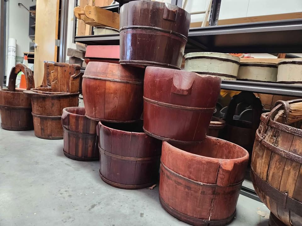 Decor Baskets/Planters - Rustic Handmade Wooden Buckets Baskets - Great Gifts, photo 3