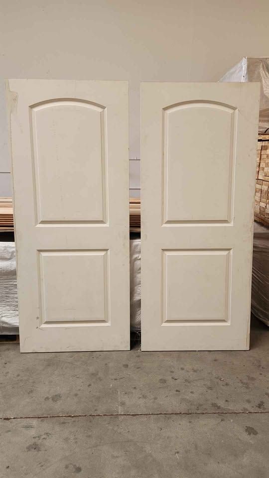 34x80 Hollow Core 2 Panel Artop Door, photo 2