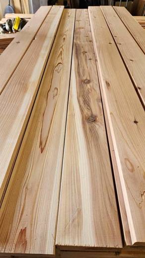 Japanese Sugi Cedar 5/4x6x12 Decking Boards ($2/lin ft, $24 per board)