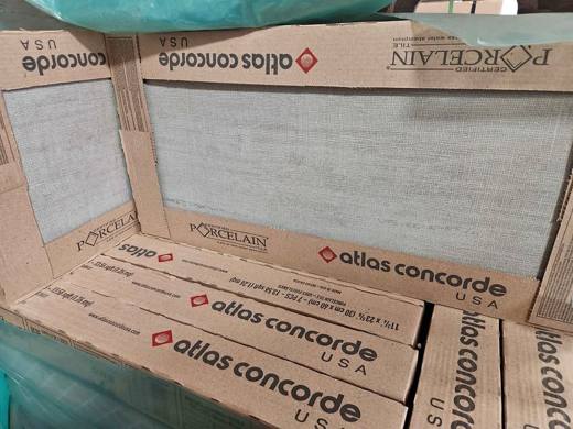 12x24x0.35 Floor Wall Tile ($1.50/sqft) Atlas Concorde - Jute Deep Fog